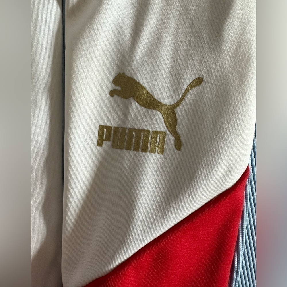 PUMA Retro Style Ribbed Color Block Leggings, Excellent condition - Picture 2 of 6